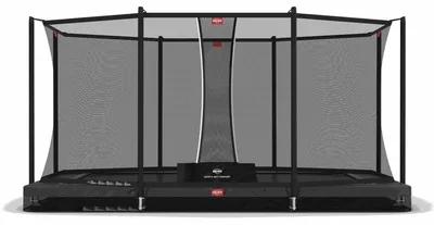 Produktbild von BERG Bodentrampolin Ultim Favorit InGround 410 + Sicherheitsnetz Comfort Grau
