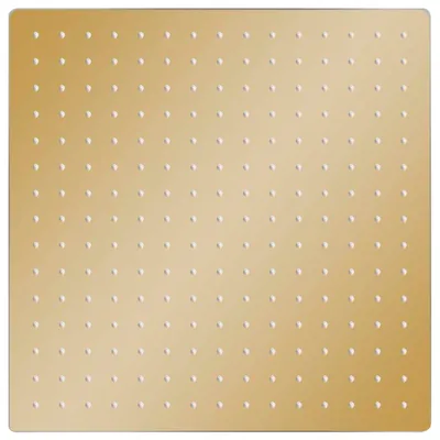Image de vidaXL Douche de pluie en acier inoxydable 40x40 cm carré or