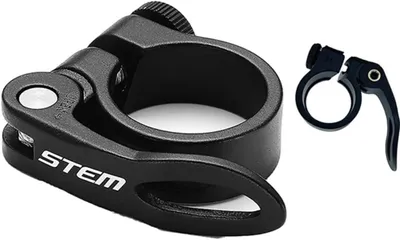 Imagen del producto de Abrazadera de sillín para bicicleta, aleación de aluminio, 25,4 mm, ligera, para bicicletas de montaña y de carretera