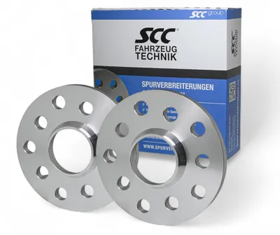 Produktbild von SCC Spurverbreiterungen Spurplatten 2x10mm 12168/45 für Chrysler Crossfire Distanzscheiben