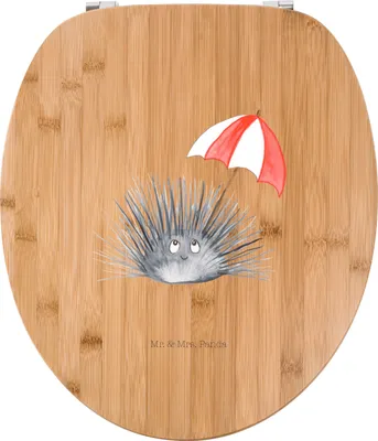 Produktbild von Mr. & Mrs. Panda Toilettendeckel Seeigel - Transparent - Geschenk, Toilettenbrille, Klodeckel, Klo-Deckel, Meer, WC Sitz, Leben, Lebe, Hier und Jetzt, Achtsamkeit