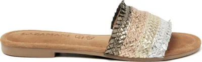 Produktbild von Lazamani Chloe Damen Leder-Pantoletten Gold Größe 36