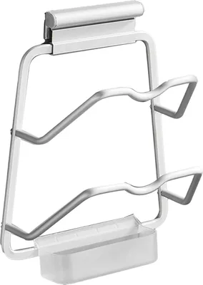 Produktbild von Topfdeckelhalter, bohrfrei, Wandmontage, platzsparend, Aluminium, Handpolieren, rostfrei, für die Küche