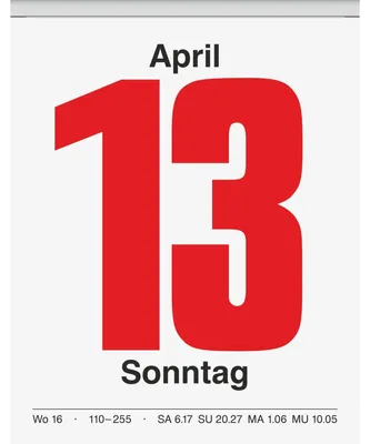 Produktbild von Abreißkalender 98x142mm 2027 Packung mit 5 Stück