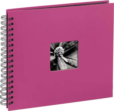 Produktbild von Hama Fine Art Spiral pink 28x24 50 schwarze Seiten 113680