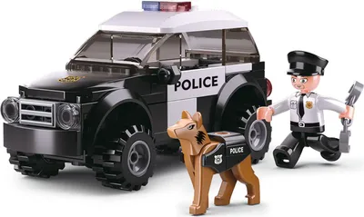 Produktbild von Sluban M38-B0639 - Police Car with Police Dog