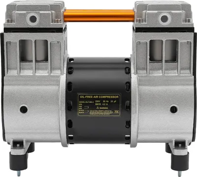 Image de Tête de pompe pour compresseur d'air - 980 W - pression 0,7 MPa - 1380 tr/min - 220 V 50 Hz - avec condensateur - moteur en cuivre pur - noir