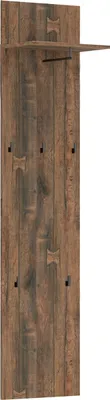 Produktbild von Garderobenpaneel >GENIO industrial< in Eiche, Holzwerkstoff - 40x170x26 (BxHxT)