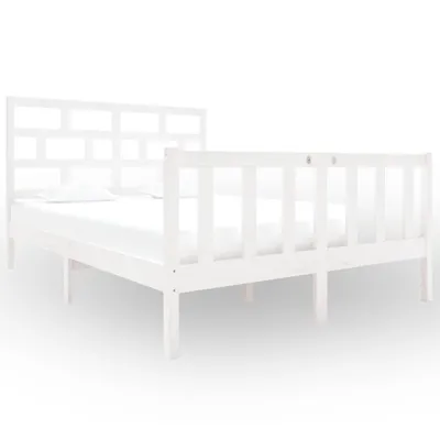 Obrázok produktu pre vidaXL Posteľ z masívu biela borovica 135x190 cm