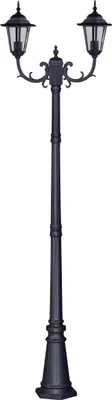 Zdjęcie produktu dla Lampa ogrodowa czarna latarnia uliczna Kaja LOZANA K-7064A2/2 CZARNY