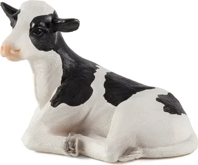 Produktbild von Mojo 387082 Animal Planet Holstein Kalb liegend ca. 6 x 3 x 3,5 cm