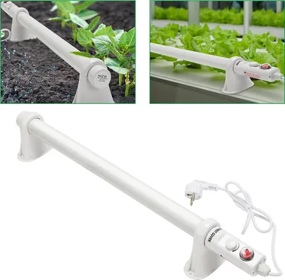 Productafbeelding van Jiubiaz Elektrische verwarming voor kassen, verwarmingsstaaf, verwarmingselement voor kassen, vorstbeveiliging, 90 Watt, 70 cm, IP44