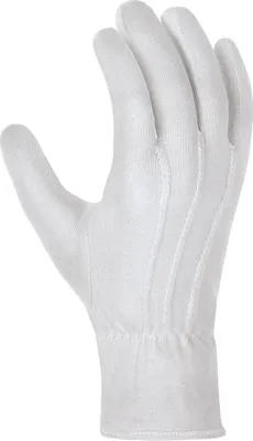 Produktbild von 12 Paar Baumwolltrikot-Handschuhe MITTELSCHWER Größe 7