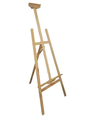 Immagine prodotto di Cavalletti da pittura con base stabile e regolabile in altezza Naturcholz eco per adulti e bambini; cavalletto professionale da artista, grande, in legno, 150 cm (legno di pino, 150 cm)