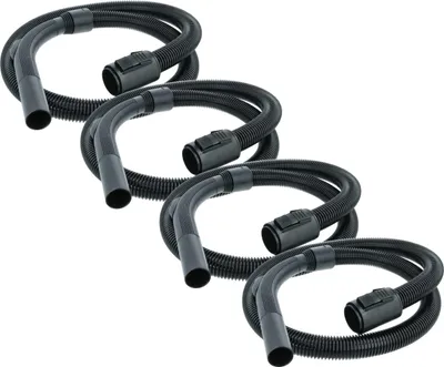 Produktbild von vhbw 4x Ersatz Schlauch kompatibel mit Kärcher WD 2.210, WD 2.200 *EU-I (1.629-550.0), WD 2.240 Staubsauger - 2 m, Handgriff, 35 mm Rundanschluss