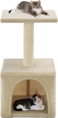 Immagine prodotto di The Living Store Gatto Graffiatoio in Sisal 55 cm Beige