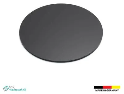Produktbild von Plexiglasscheibe 3mm, schwarz, Durchmesser 30 cm