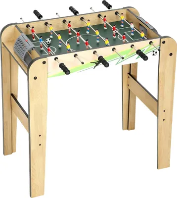 Image de Baby-foot Baby-foot - Mini-table - 75 x 66 x 75 cm, 6 barres, 18 joueurs, 2 compteurs de buts - Jaune clair