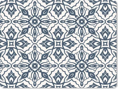 Produktbild von MuchoWow® Mauspad Mousepad Muster - Mandala - Blau 23x19 cm - Mousepads - Maus Mat - Pad - Mausunterlage - Schreibtischunterlage - Mauspad