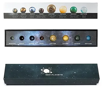 Obrázok produktu pre Darčeková krabička 8 kamienkov Planets - 25x5x4cm