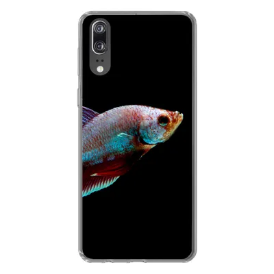 Produktbild von MuchoWow® Handyhülle Schutzhülle Hülle für Huawei P20 Fische - Tiere - Licht Silikon Softcase Handy Hülle
