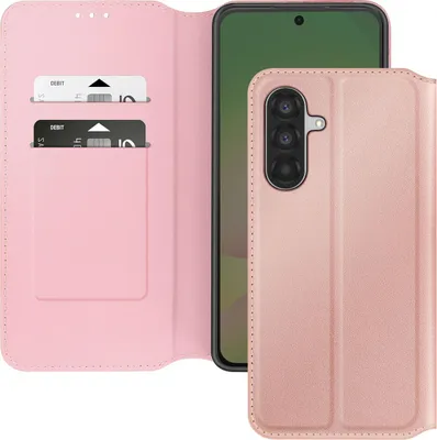 Produktbild von Avizar, Galaxy A56 Hülle mit Stand und Kartenhalter, Champagnerrosa