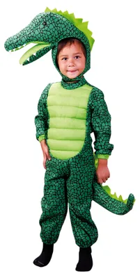 Produktbild von Krokodilkostüm für Kinder Krokodil Kostüm Tierkostüm Tier 98 - 116, Größe:116