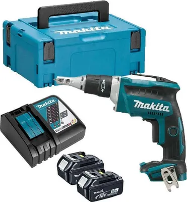 Image de Visseuse à placo 18V LXT (2x3,0 Ah) en MAKPAC - MAKITA DFS452RFJ