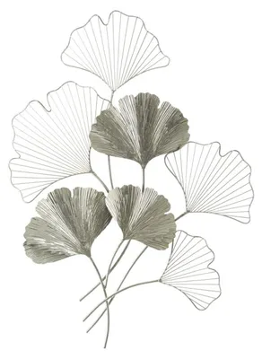 Image de Panneau mural Goxy en fer argent 62x86 cm