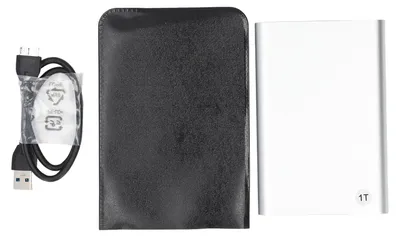 Immagine prodotto di Disco rigido esterno portatile da 1 TB in alluminio