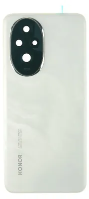 Produktbild von Gehäuse Rückseite für Honor 200 Backcover Akkudeckel hinten Kameraglas Abdeckung, weiß