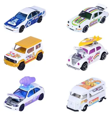 Produktbild von Majorette Care Bears, 6-asst., Fahrzeug-Set, 3 Jahr(e), Metall, Mehrfarbig