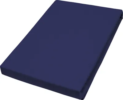 Produktbild von Vario Jersey-Spannbetttuch marine, 190 x 200 cm