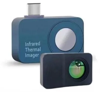 Obrázok produktu pre Infračervená kamera 550 °C, 256 x 192 pixelov, termovízia pre Android