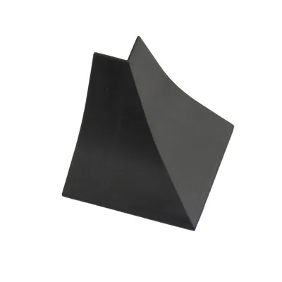 Immagine prodotto di Listello angolare esterno per cucina 23 mm Accessori Listello terminale – Nero opaco / Nero / Dolores / Ossidiana