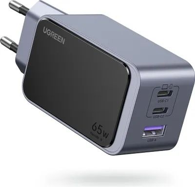 Obrázok produktu pre UGREEN 35042 Nexode S 65 W USB-A+2*USB-C GaN rýchla nabíjačka