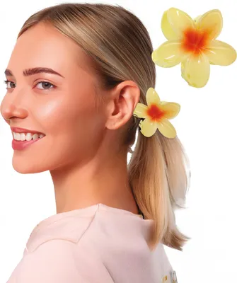 Produktbild von Haarspange Hawaii-Blume für Erwachsene - Einheitsgröße