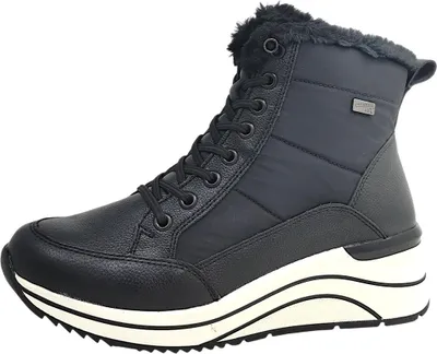 Productafbeelding van Remonte Damenschuhe Reißverschluss Schaftstiefel Schwarz Freizeit