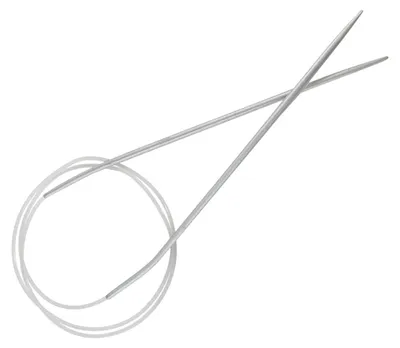 Produktbild von Aluminium Rundstricknadel 3 mm, 80 cm für komfortables Stricken