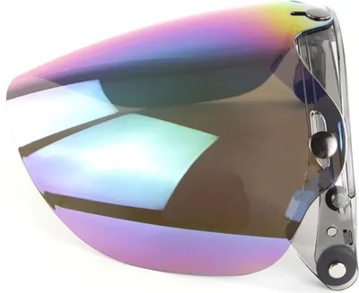 Obrázok produktu pre Otvorená tvárová prilba Prilba na motocykel Bubble Lens 3-sklopný bublinový vietor