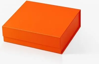 Zdjęcie produktu dla Pudełko Magnetyczne Na Prezent Pomarańczowe 175x175x60mm  (zew.) A6