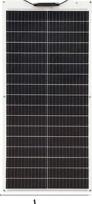 Produktbild von Solarpanel, Flexibles Design, Hohe Effizienz, PET 100W 1000x460mm