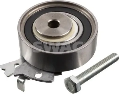 Produktbild von SWAG 40 03 0006 Spannrolle Zahnriemen Ø59mm für OPEL Corsa C Schrägheck (X01) Meriva A (X03) Astra G CC (T98) Corsa B Schrägheck (S93) Astra G Caravan