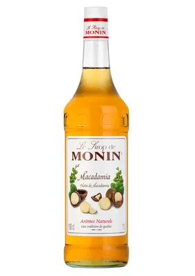 Obrázek produktu pro Sirup Monin Macadamia ideální pro mléčné nápoje a koktejly 1000 ml