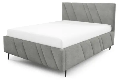 Productafbeelding van Gestoffeerd bed met opbergruimte Raiz Woestijngrijs 140 × 200 cm