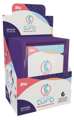 Produktbild von UEFA Women's EURO 2025 Switzerland - Sammelsticker - 1 Display (50 Tüten)