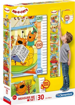 Produktbild von CLEMENTONI Puzzle Meter Kind gegen Katze 30 Teile