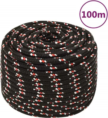 Produktbild von Praktischen Bootsseil Schwarz 12 mm 100 m Polypropylen - Garten & Heimwerken ,design Möbel 9828994 1parcel