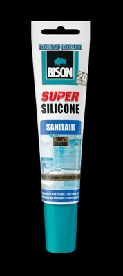 Productafbeelding van Super Silikon Sanitär Transparent Hänge-/Statikschlauch 150 ml Bison