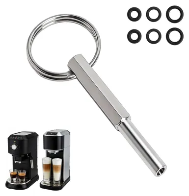 Ovale Kopsleutel 61 mm, Edelstahl, magnetisch, mit 6 Dichtungen